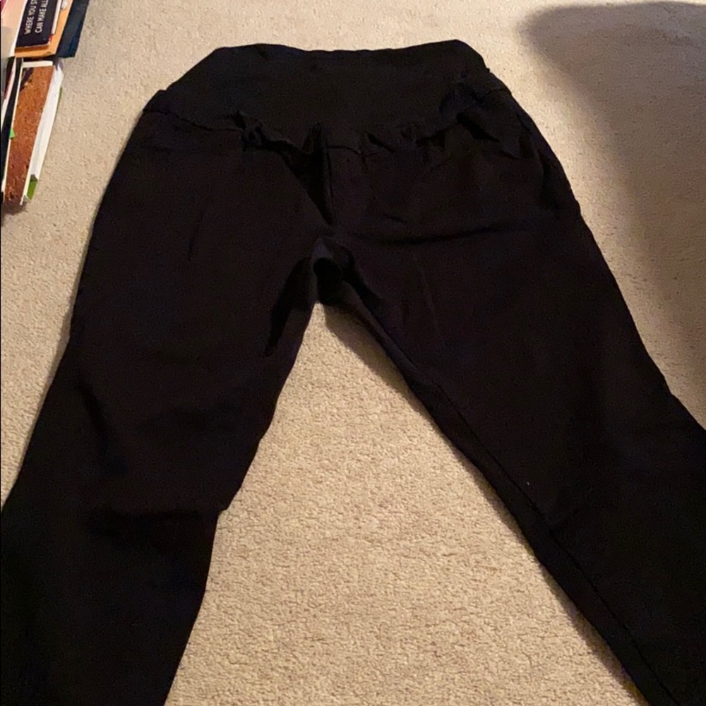 Maternity full panel work pants